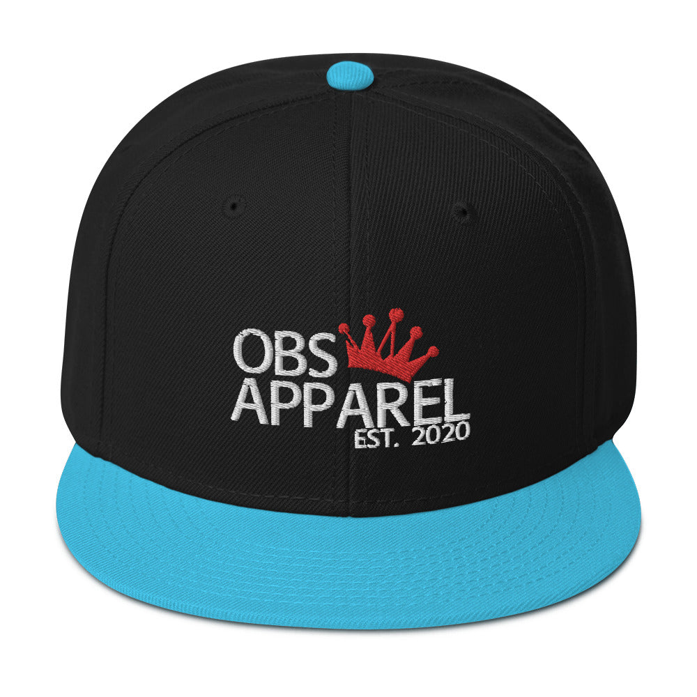 Obs Apparel snapback white/red