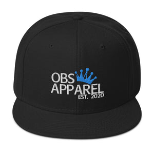 Open image in slideshow, Obs Apparel snapback white/blue
