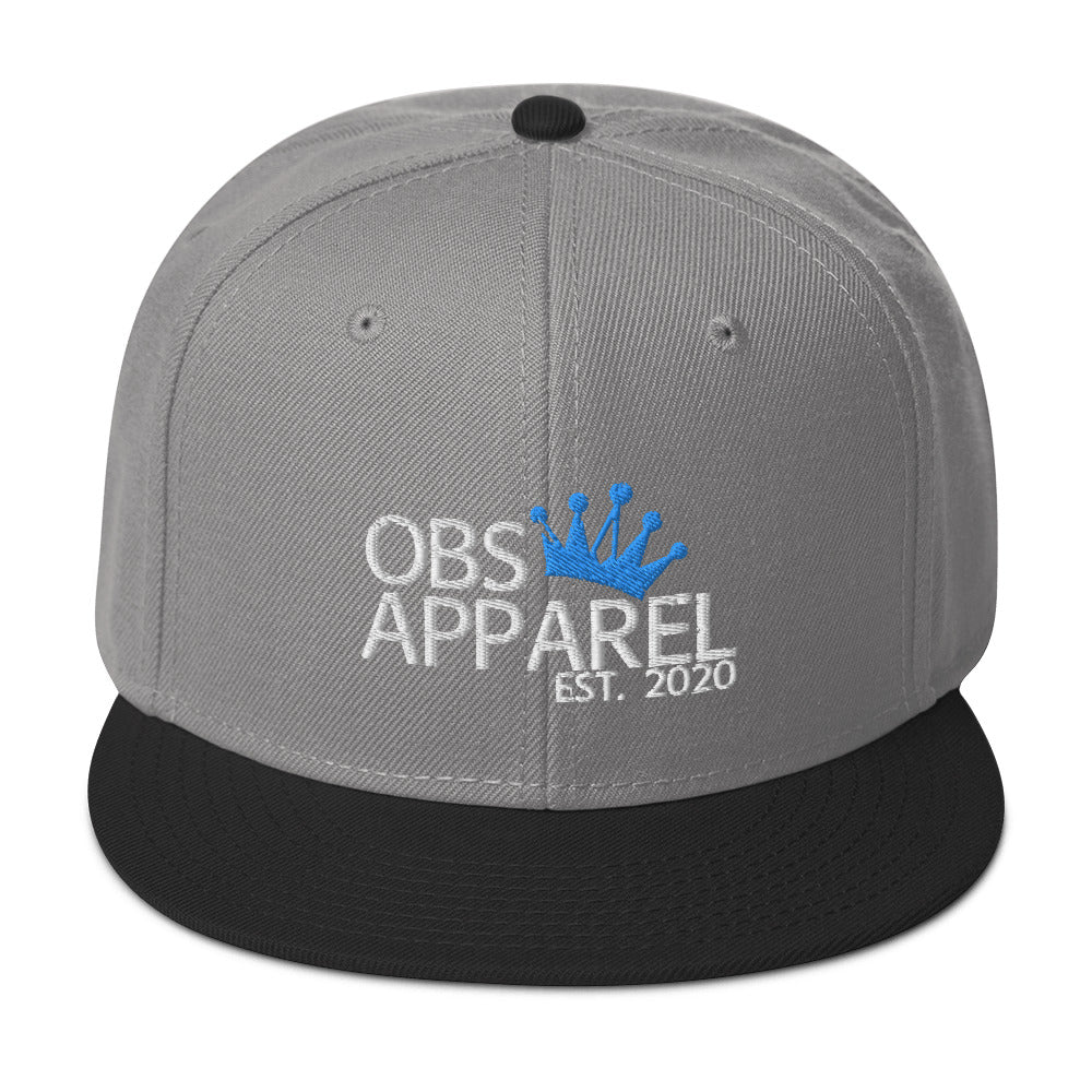 Obs Apparel snapback white/blue