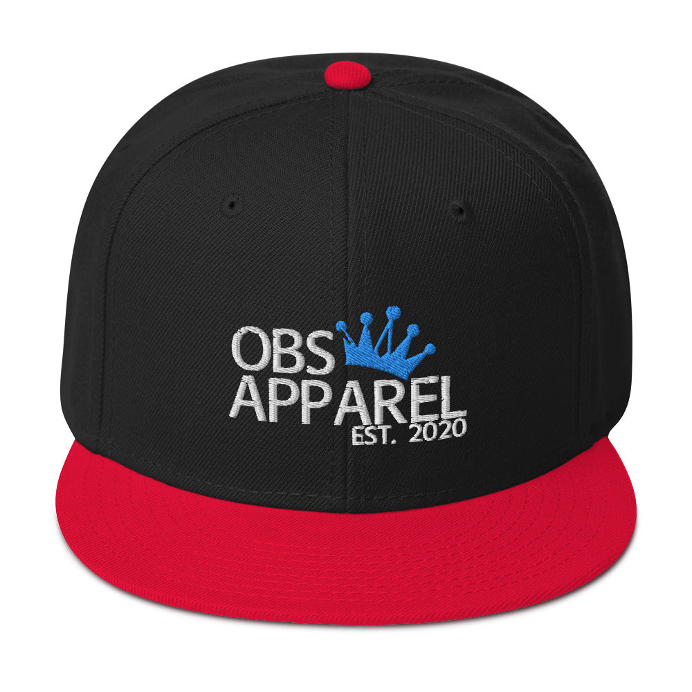 Obs Apparel snapback white/blue
